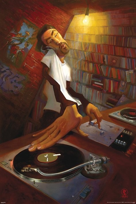 Poster Justin Bua - the dj