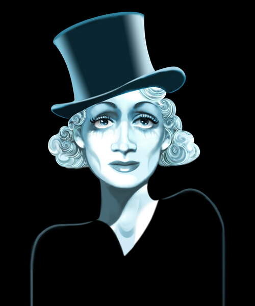 Плакат Marlene Dietrich, 2021