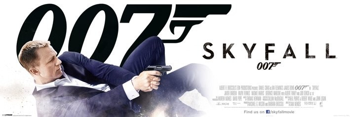 Плакат JAMES BOND 007 - bond in dust