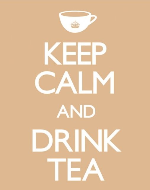 Poster Keep calm & drink tea