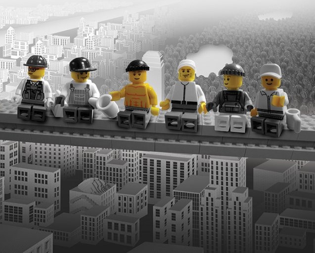 Плакат LEGO - lunch on