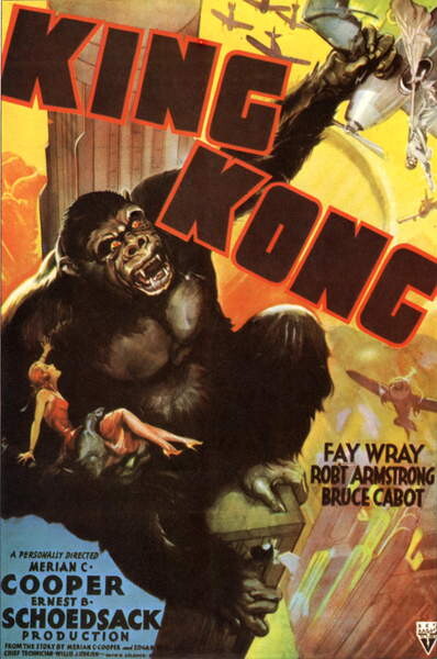 Наклейка King KONG, 1933