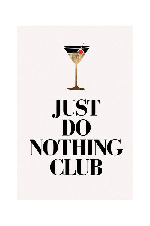 Плакат Kubistika - Just do nothing