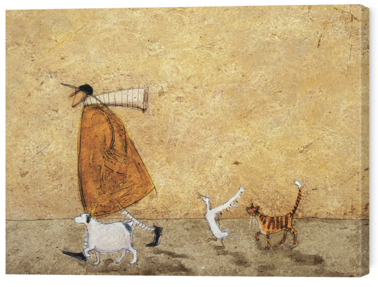 Εκτύπωση καμβά Sam Toft - Ernest, Doris, Horace And Stripes