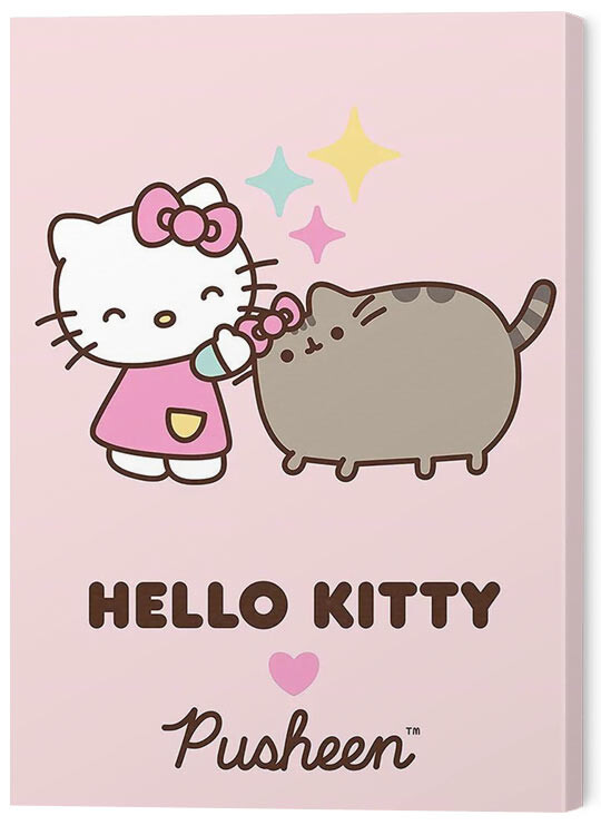 Принти на полотні Pusheen x Hello Kitty - Cute Kittys
