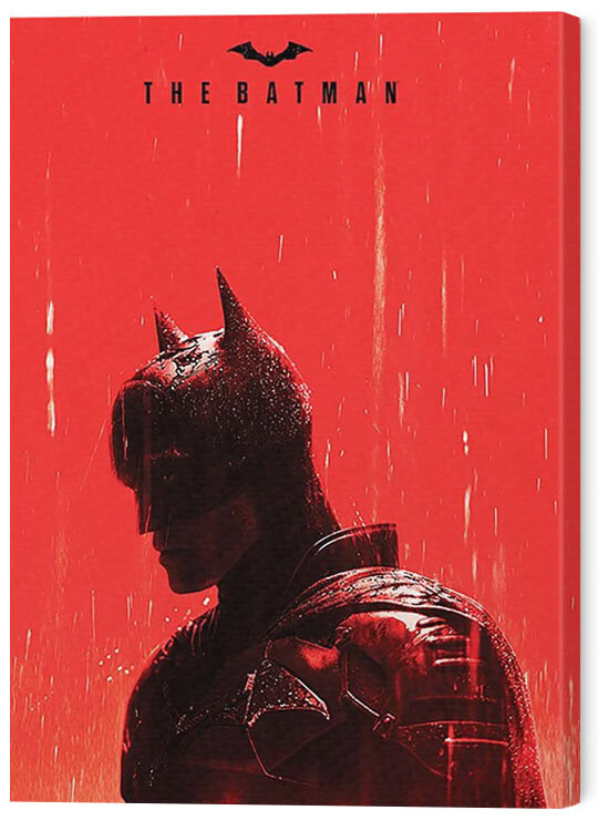 Canvas Print The Batman - Rain Logo