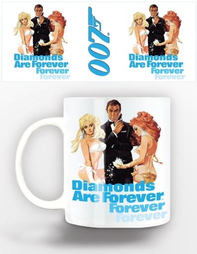 Mug James Bond - diamonds are forever