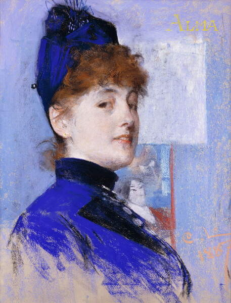 Картината върху платно Alma, 1887