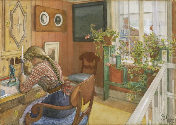 Плакат Letter-writing, 1912