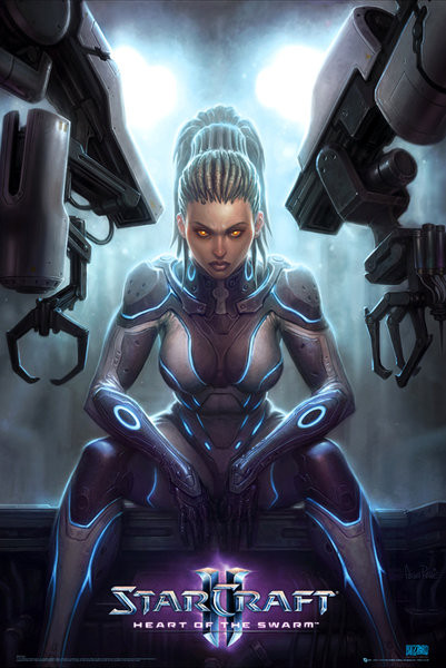 Poster Starcraft 2 – kerrigan