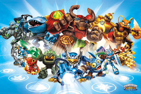 Плакат Skylanders Giants - group