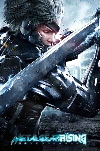 超レア　新品　L GEAR　RISING B1 ポスター Poster METAL GEAR RISING - cover | Wall Art | 3+1 FREE | Europosters