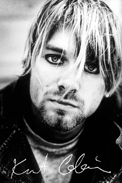 Плакат Kurt Cobain - signature