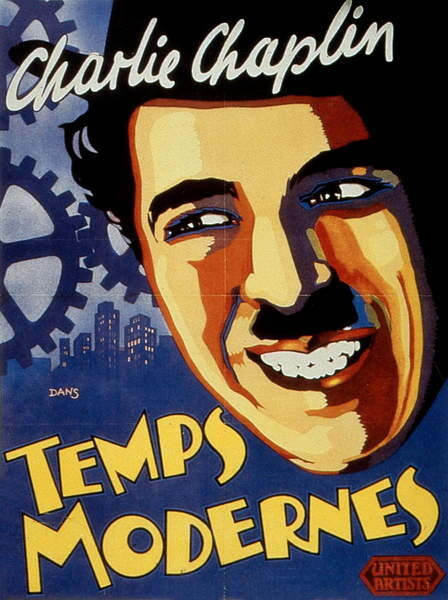 Poster Charles Chaplin, 1936