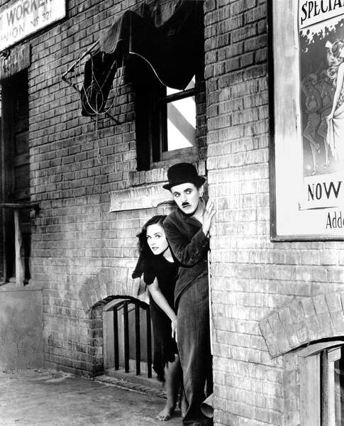 Плакат Charlie Chaplin, Paulette Goddard, 1936