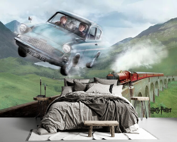 Фотошпалери Harry Potter - Flying Ford Anglia