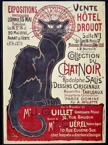 Плакат Chat Noir (Black Cat)