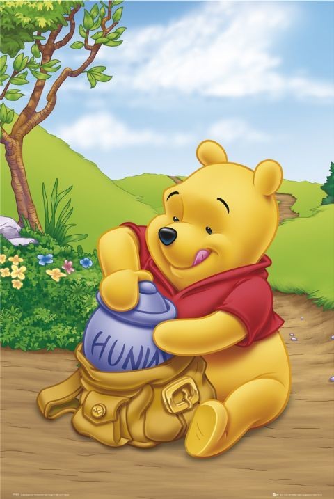 Плакат WINNIE THE POOH - alone