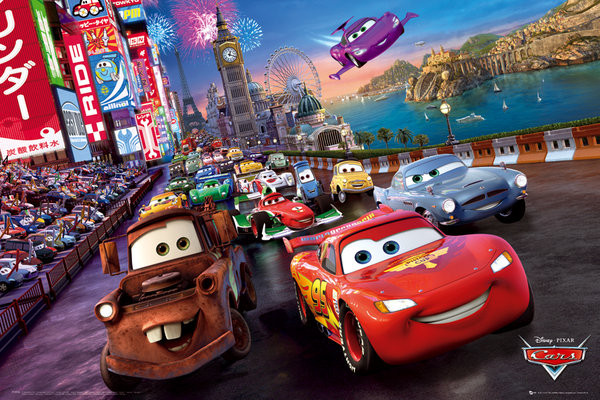 Плакат CARS - race