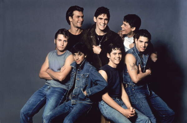 Наклейка Patrick Swayze, Matt Dillon, Rob Lowe, Emilio Estevez, Ralph Macchio, Thomas C. Howell And Tom Cruise.