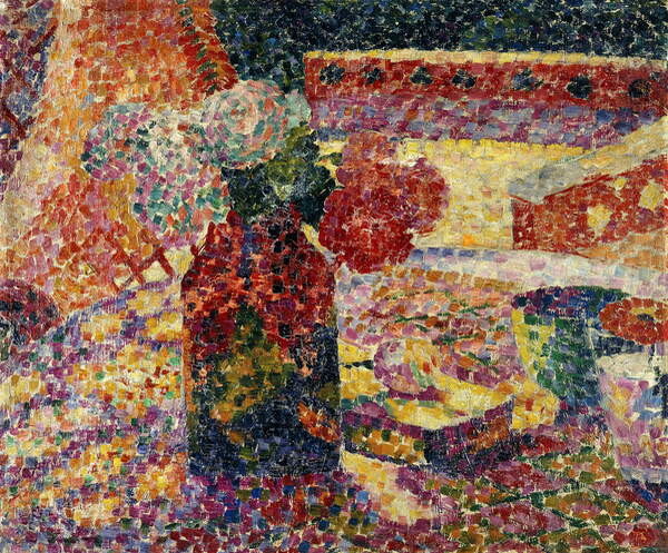 Плакат Still Life with Vase of Flowers, c.1907