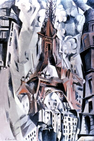 Плакат the Eiffel Tower, 1910