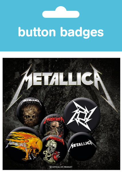 Komplet značk METALLICA