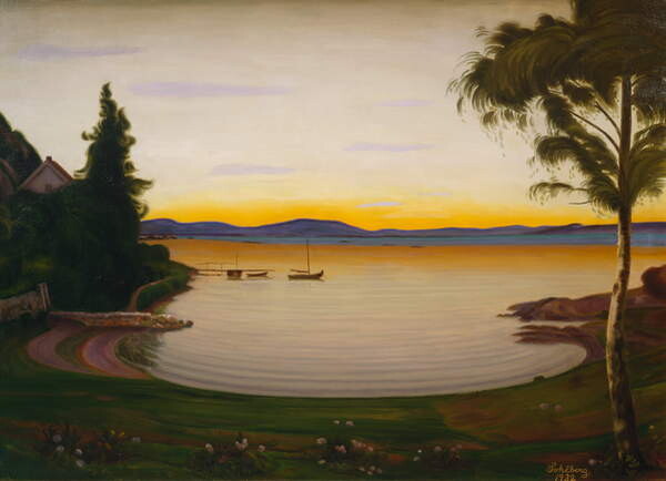 Плакат Quiet Evening, Nærsnes, 1932