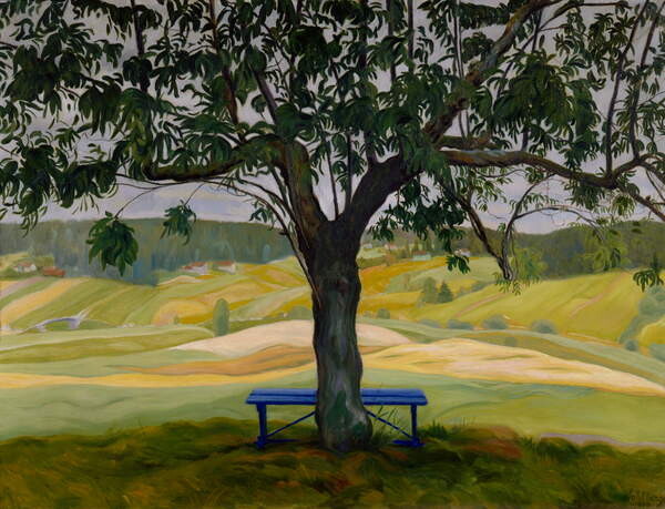 Принти на полотні The Blue Bench, 1917