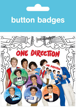 Badge set ONE DIRECTION – cartoons
