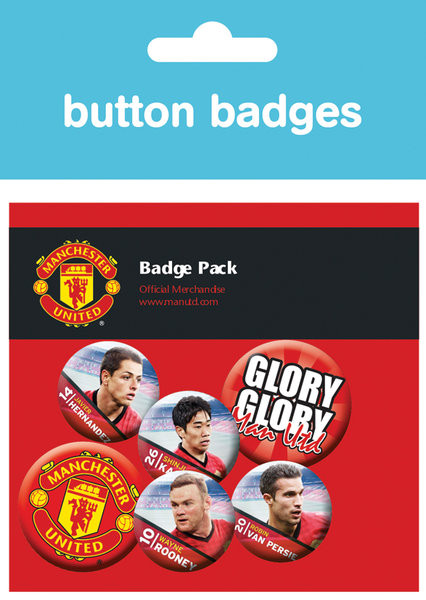 Σετ κονκάρδες MANCHESTER UNITED – players