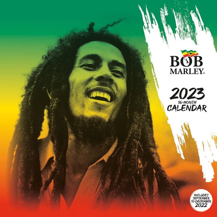 Calendar 2027 Bob Marley