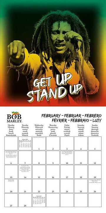 Bob Marley - Wall Calendars 2023 | Buy at Europosters