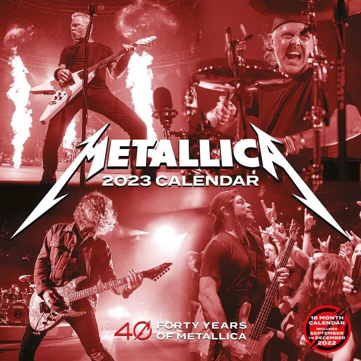 Calendar 2023 Metallica - Square