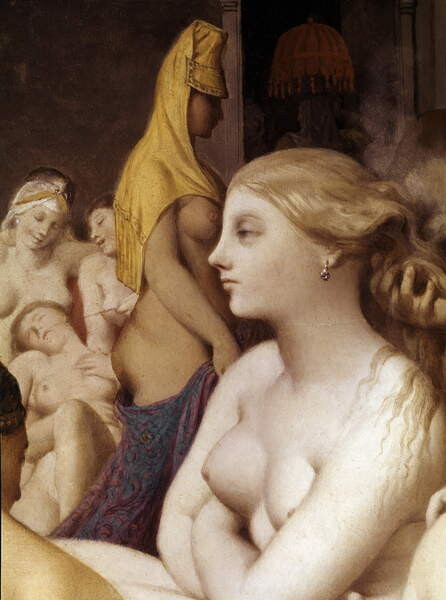 Плакат The turkish bath, detail