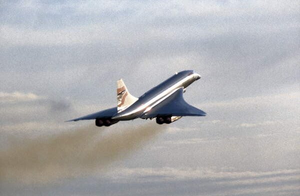 Принти на полотні Concorde in flight