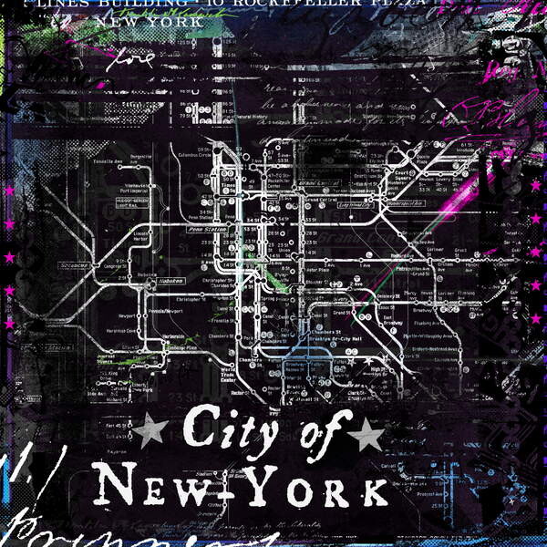 Наклейка City of new york, 2014
