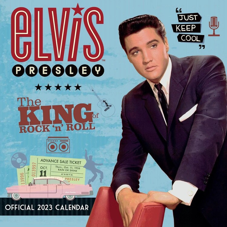 Календар 2027 Elvis