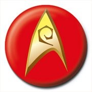 Badge STAR TREK - red