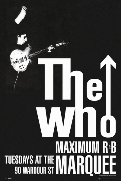 Poster the Who - maximum r&b