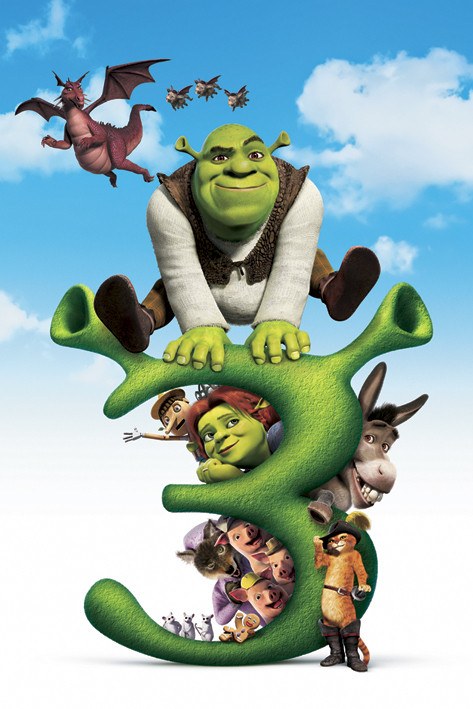 Poster SHREK 3 - big 3