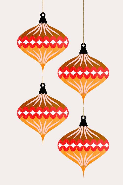 Плакат Christmas Balls (No. 2)