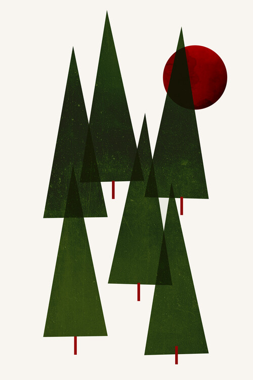 Плакат Little Christmas Forrest