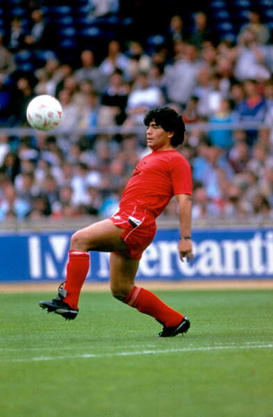 Принти на полотні Argentinian Footballer Diego Maradona in 1982