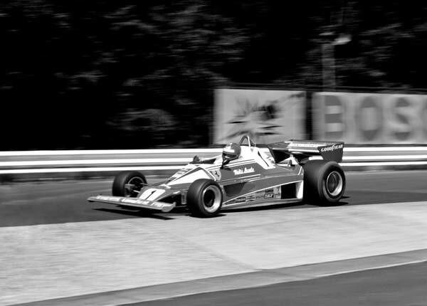 Принти на полотні Niki Lauda driving a Ferrari 312T, 1975