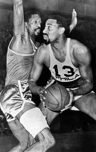 Плакат Chamberlain vs Russell, Philadelphia, Pennsylvania, April, 1966