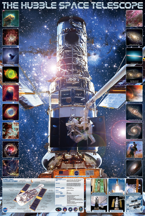 Poster HUBBLE SPACE TELESCOPE