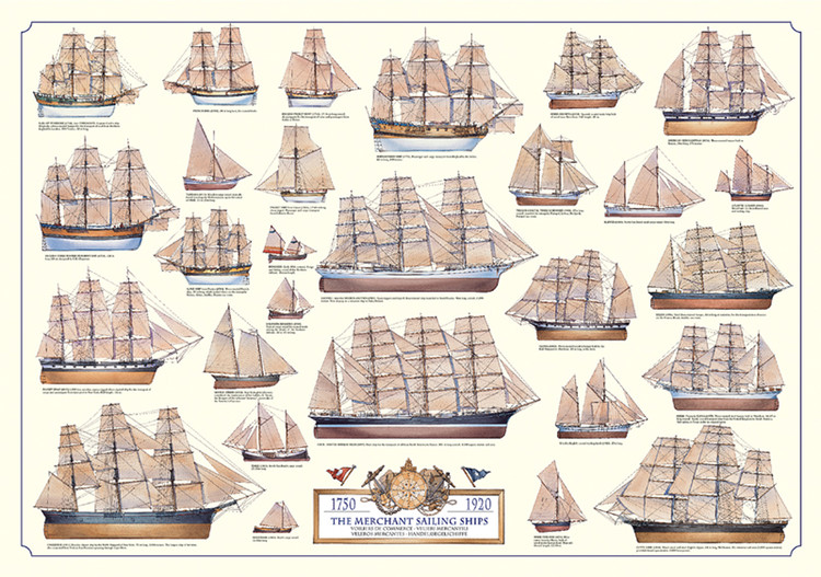 Merchant sailing ships