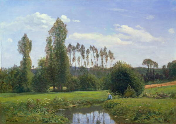 Плакат View at Rouelles, 1858