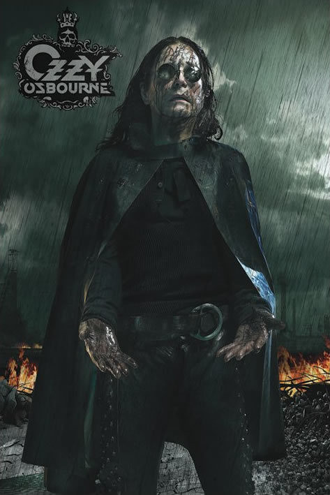 Плакат Ozzy Osbourne - black rain
